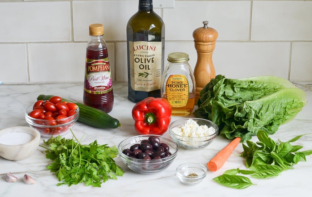 Big Italian Salad with Zesty Homemade Italian Dressing